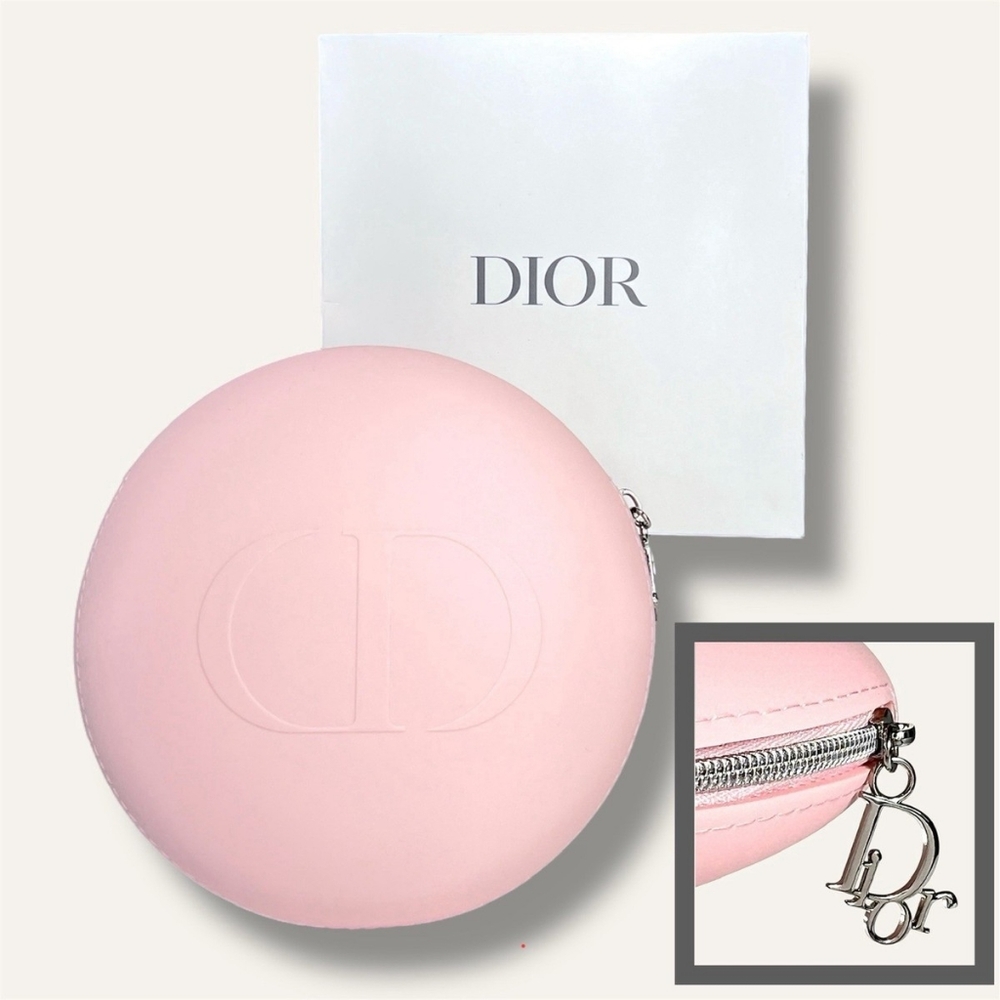 Dior Pink Round Novelty Pouch